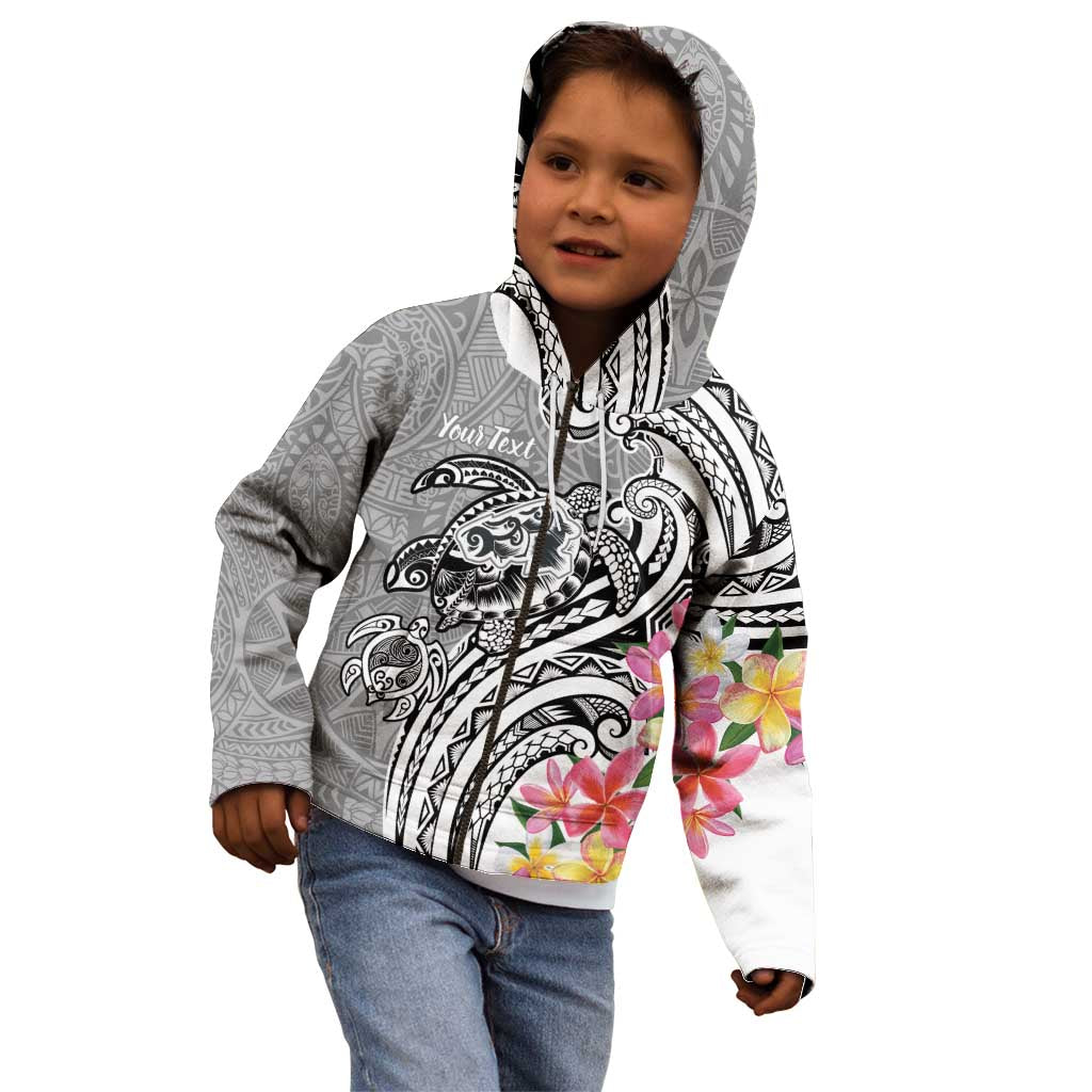 Aloha Kahoolawe Island Personalized Kid Hoodie Ashen Dreamy Turtle LT7 - Polynesian Pride