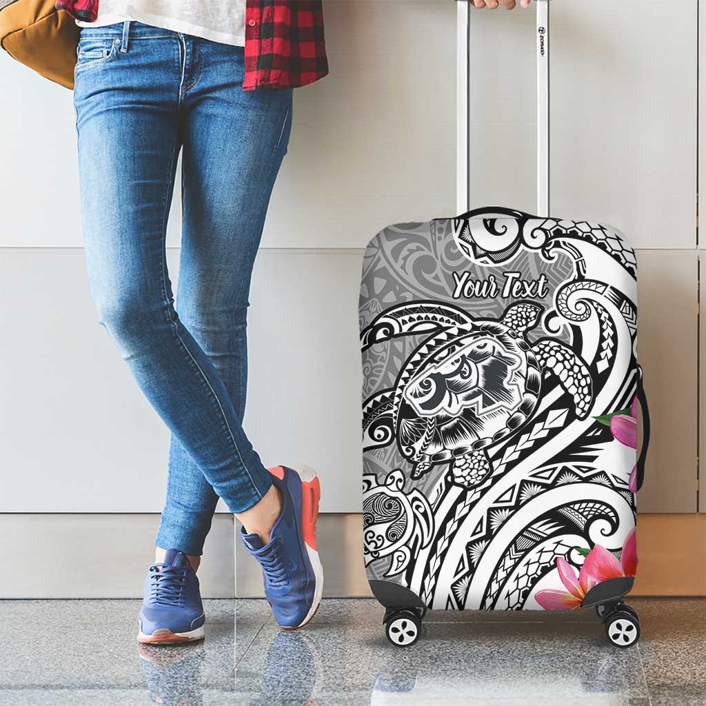Aloha Kahoolawe Island Personalized Luggage Cover Ashen Dreamy Turtle