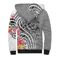 Aloha Kahoolawe Island Personalized Sherpa Hoodie Ashen Dreamy Turtle LT7 - Polynesian Pride