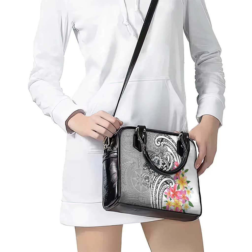 Aloha Kahoolawe Island Personalized Shoulder Handbag Ashen Dreamy Turtle