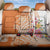 Aloha Lanai Island Personalized Back Car Seat Cover Orange Dreamy Turtle