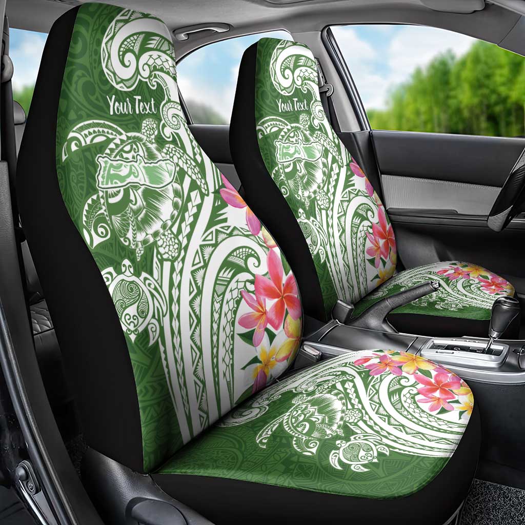 Aloha Molokai Island Personalized Car Seat Cover Sage Dreamy Turtle LT7 - Polynesian Pride