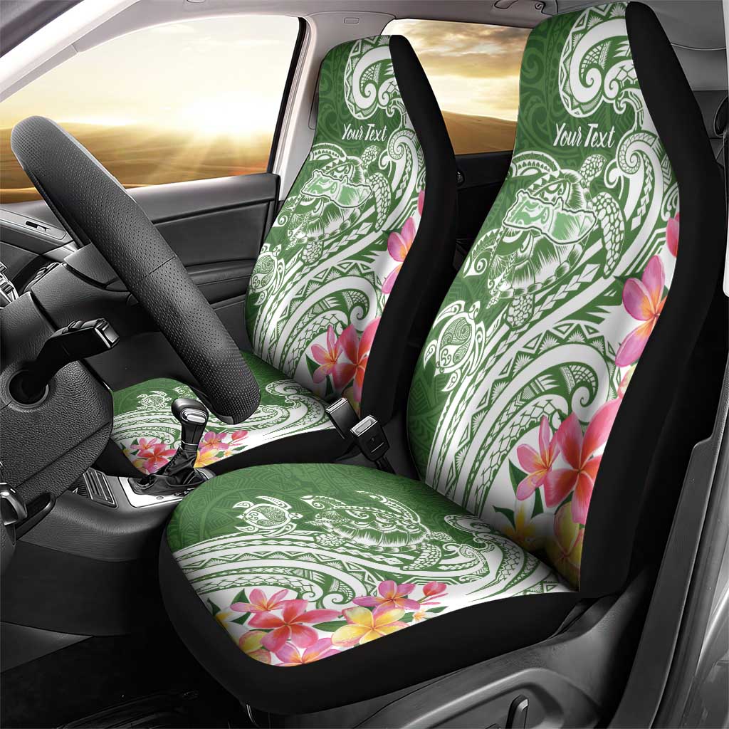 Aloha Molokai Island Personalized Car Seat Cover Sage Dreamy Turtle LT7 - Polynesian Pride