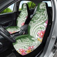Aloha Molokai Island Personalized Car Seat Cover Sage Dreamy Turtle LT7 - Polynesian Pride