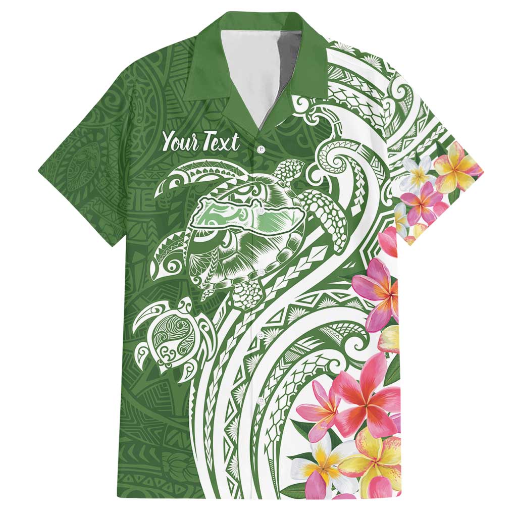 Aloha Molokai Island Personalized Hawaiian Shirt Sage Dreamy Turtle LT7 Sage Green - Polynesian Pride