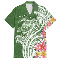 Aloha Molokai Island Personalized Hawaiian Shirt Sage Dreamy Turtle LT7 Sage Green - Polynesian Pride