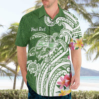 Aloha Molokai Island Personalized Hawaiian Shirt Sage Dreamy Turtle LT7 - Polynesian Pride