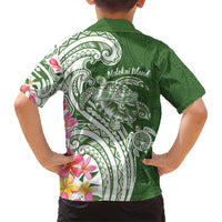 Aloha Molokai Island Personalized Hawaiian Shirt Sage Dreamy Turtle LT7 - Polynesian Pride