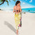 Aloha Oahu Island Personalized Sarong Yellow Dreamy Turtle