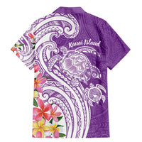 Aloha Kauai Island Personalized Family Matching Mermaid Dress and Hawaiian Shirt Lilac Dreamy Turtle LT7 - Polynesian Pride
