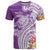 Aloha Kauai Island Personalized T Shirt Lilac Dreamy Turtle