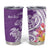 Aloha Kauai Island Personalized Tumbler Cup Lilac Dreamy Turtle