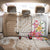 Aloha Ni’ihau Island Personalized Back Car Seat Cover Beige Dreamy Turtle
