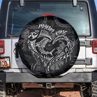 Hawaii Father's Day Vintage Lei Spare Tire Cover Hauoli la Makuakane - Black LT7 Black - Polynesian Pride