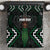 Maori Taiaha Pounamu Whakairo Personalized Bedding Set Jade Poutama Motifs