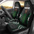 Maori Taiaha Pounamu Whakairo Personalized Car Seat Cover Jade Poutama Motifs