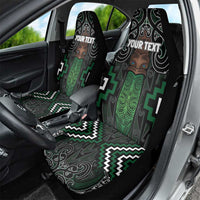 Maori Taiaha Pounamu Whakairo Personalized Car Seat Cover Jade Poutama Motifs LT7 - Polynesian Pride
