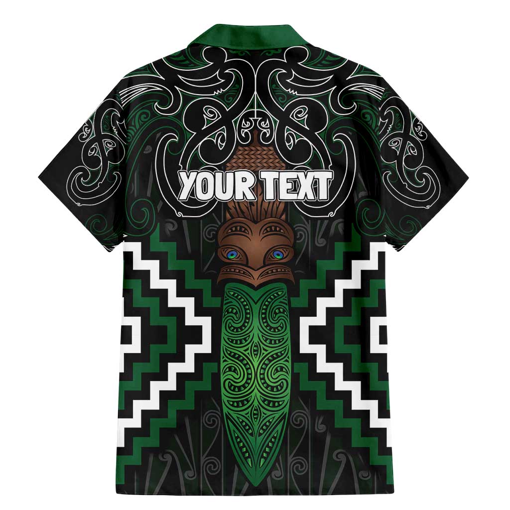 Maori Taiaha Pounamu Whakairo Personalized Family Matching Mermaid Dress and Hawaiian Shirt Jade Poutama Motifs LT7 - Polynesian Pride