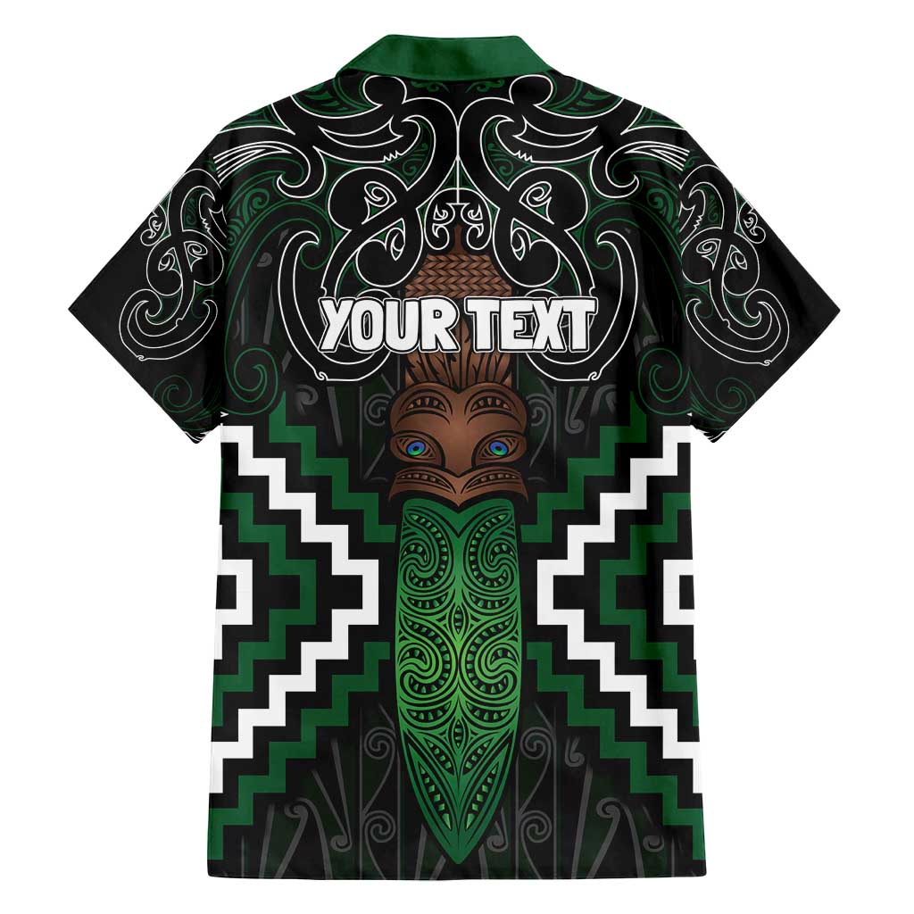 Maori Taiaha Pounamu Whakairo Personalized Family Matching Summer Maxi Dress and Hawaiian Shirt Jade Poutama Motifs LT7 - Polynesian Pride