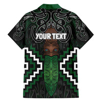 Maori Taiaha Pounamu Whakairo Personalized Family Matching Tank Maxi Dress and Hawaiian Shirt Jade Poutama Motifs LT7 - Polynesian Pride