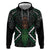 Maori Taiaha Pounamu Whakairo Personalized Hoodie Jade Poutama Motifs