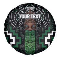 Maori Taiaha Pounamu Whakairo Personalized Spare Tire Cover Jade Poutama Motifs LT7 - Polynesian Pride