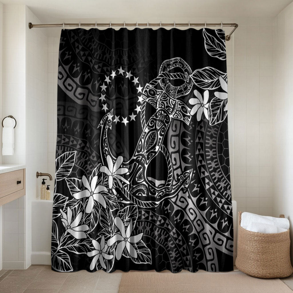 Black Kuki Airani Tapakau Bathroom Set Tribal Anchor Mix Tiare