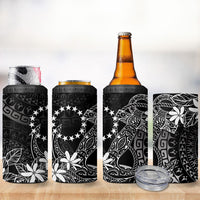 Black Kuki Airani Tapakau 4 in 1 Can Cooler Tumbler Tribal Anchor Mix Tiare LT7 - Polynesian Pride