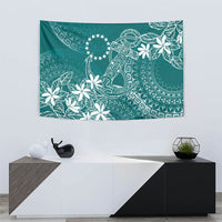 Teal Kuki Airani Tapakau Tapestry Tribal Anchor Mix Tiare