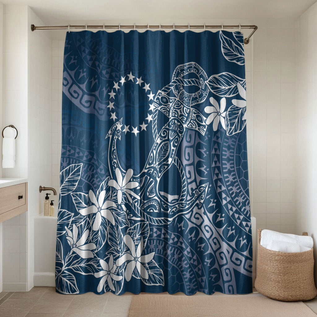 Navy Kuki Airani Tapakau Bathroom Set Tribal Anchor Mix Tiare