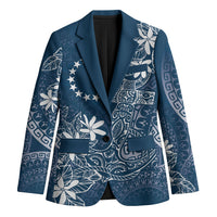 Navy Kuki Airani Tapakau Blazer Tribal Anchor Mix Tiare LT7 Unisex Navy - Polynesian Pride