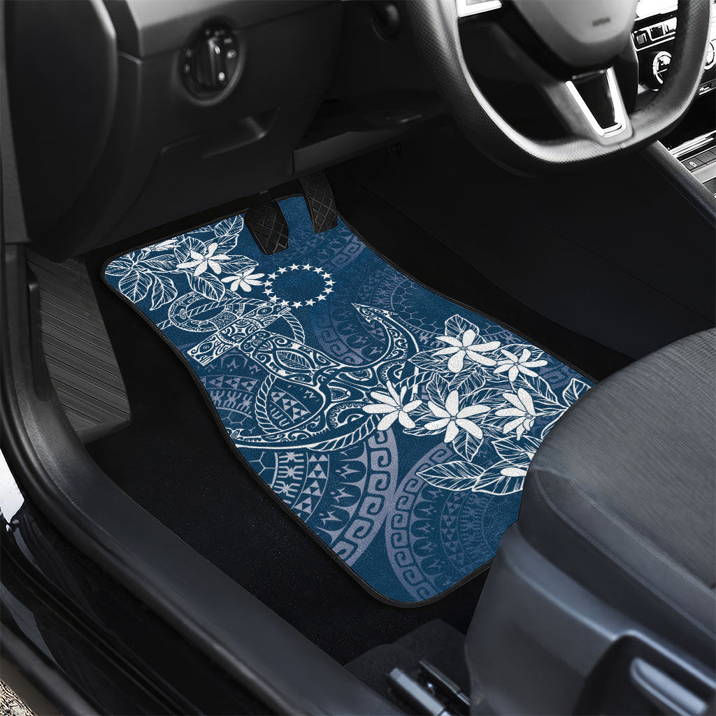 Navy Kuki Airani Tapakau Car Mats Tribal Anchor Mix Tiare