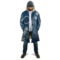 Navy Kuki Airani Tapakau Cloak Tribal Anchor Mix Tiare