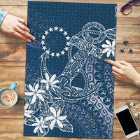 Navy Kuki Airani Tapakau Puzzle Tribal Anchor Mix Tiare LT7 Navy - Polynesian Pride