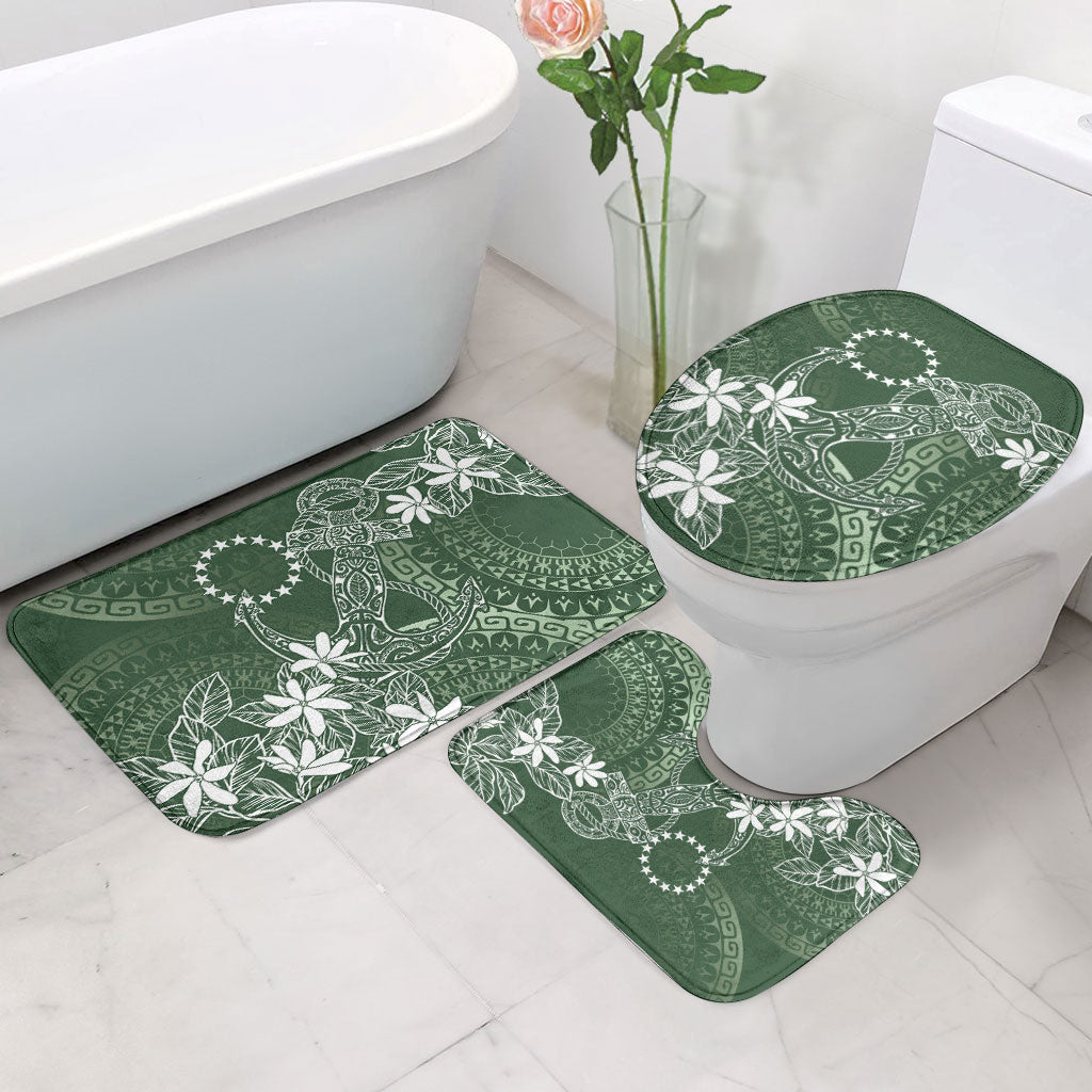 Sage Green Kuki Airani Tapakau Bathroom Set Tribal Anchor Mix Tiare