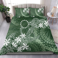 Sage Green Kuki Airani Tapakau Bedding Set Tribal Anchor Mix Tiare LT7 - Polynesian Pride