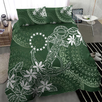 Sage Green Kuki Airani Tapakau Bedding Set Tribal Anchor Mix Tiare LT7 - Polynesian Pride
