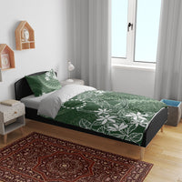Sage Green Kuki Airani Tapakau Bedding Set Tribal Anchor Mix Tiare LT7 - Polynesian Pride
