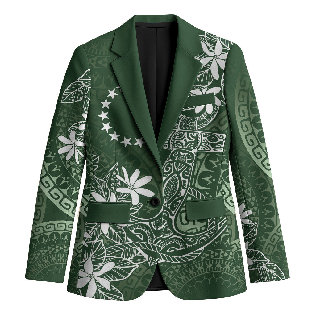Sage Green Kuki Airani Tapakau Blazer Tribal Anchor Mix Tiare LT7 Unisex Sage Green - Polynesian Pride