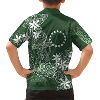 Sage Green Kuki Airani Tapakau Hawaiian Shirt Tribal Anchor Mix Tiare LT7 - Polynesian Pride