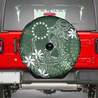 Sage Green Kuki Airani Tapakau Spare Tire Cover Tribal Anchor Mix Tiare LT7 - Polynesian Pride