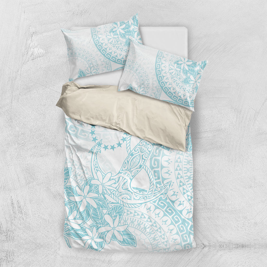 Turquoise Kuki Airani Tapakau Bedding Set Tribal Anchor Mix Tiare