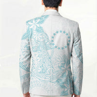 Turquoise Kuki Airani Tapakau Blazer Tribal Anchor Mix Tiare