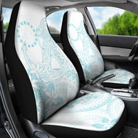 Turquoise Kuki Airani Tapakau Car Seat Cover Tribal Anchor Mix Tiare LT7 - Polynesian Pride
