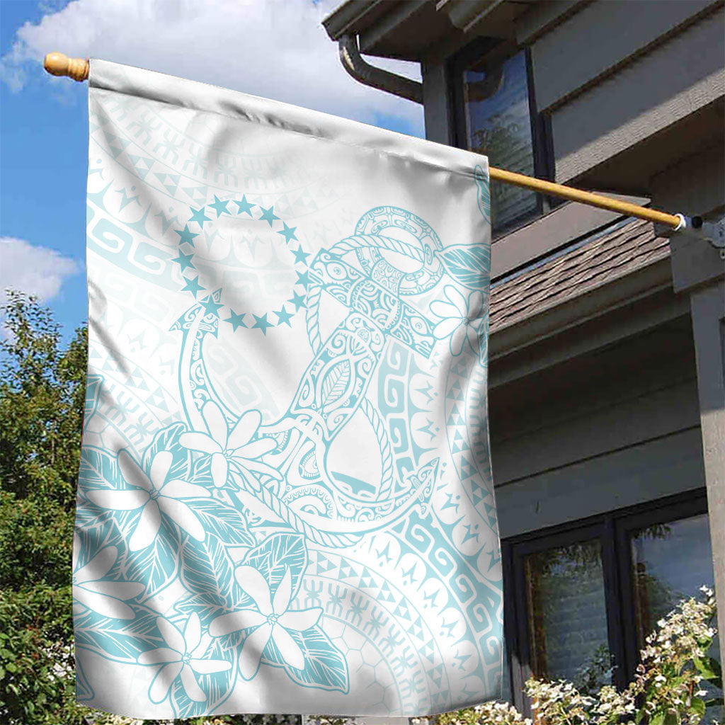 Turquoise Kuki Airani Tapakau Garden Flag Tribal Anchor Mix Tiare