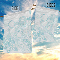 Turquoise Kuki Airani Tapakau Garden Flag Tribal Anchor Mix Tiare