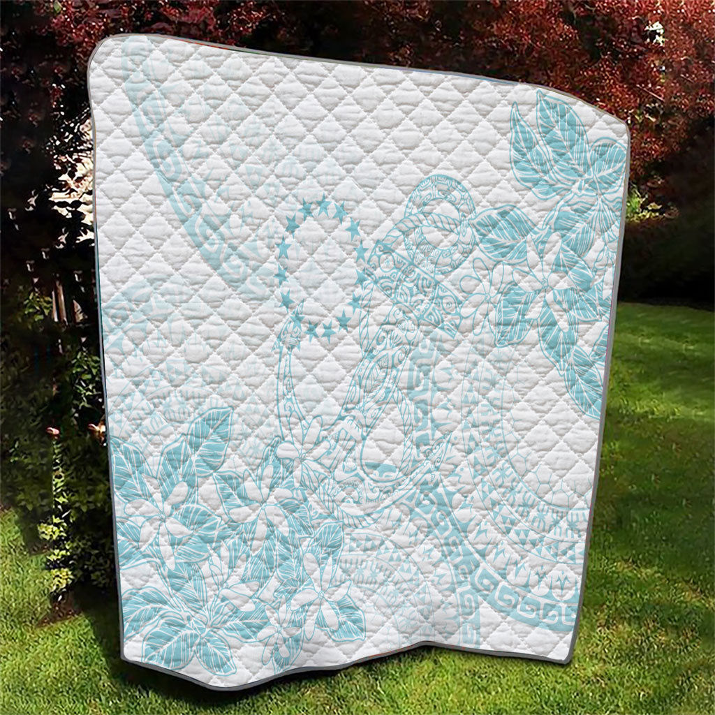 Turquoise Kuki Airani Tapakau Quilt Tribal Anchor Mix Tiare