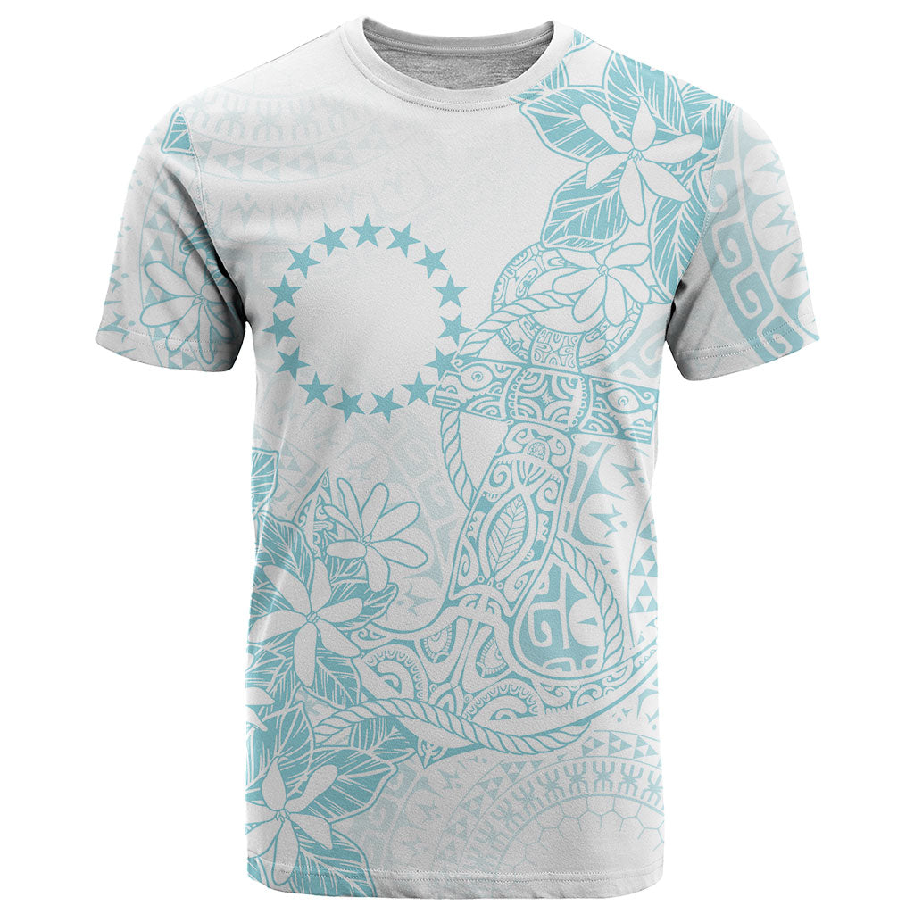 Turquoise Kuki Airani Tapakau T Shirt Tribal Anchor Mix Tiare