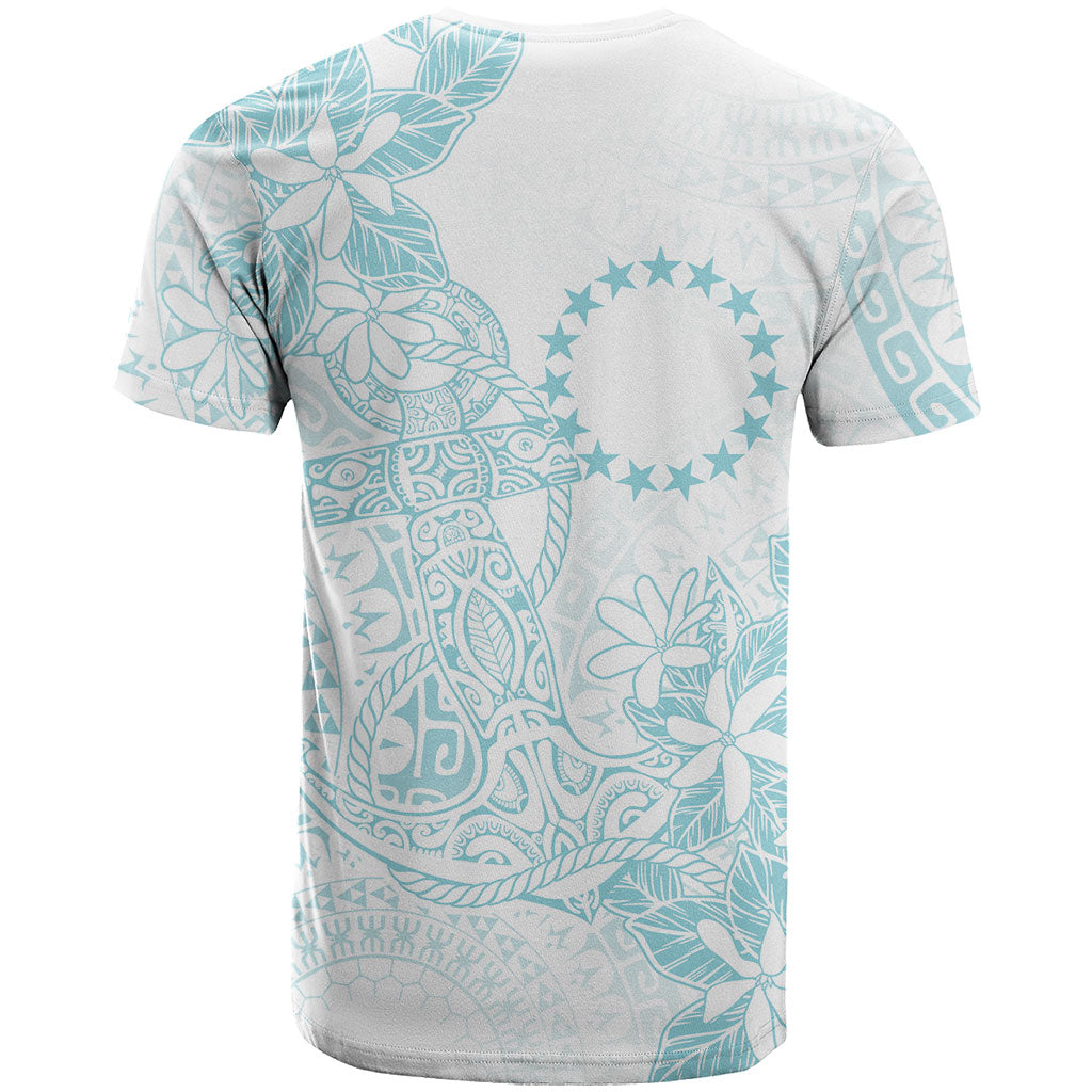 Turquoise Kuki Airani Tapakau T Shirt Tribal Anchor Mix Tiare