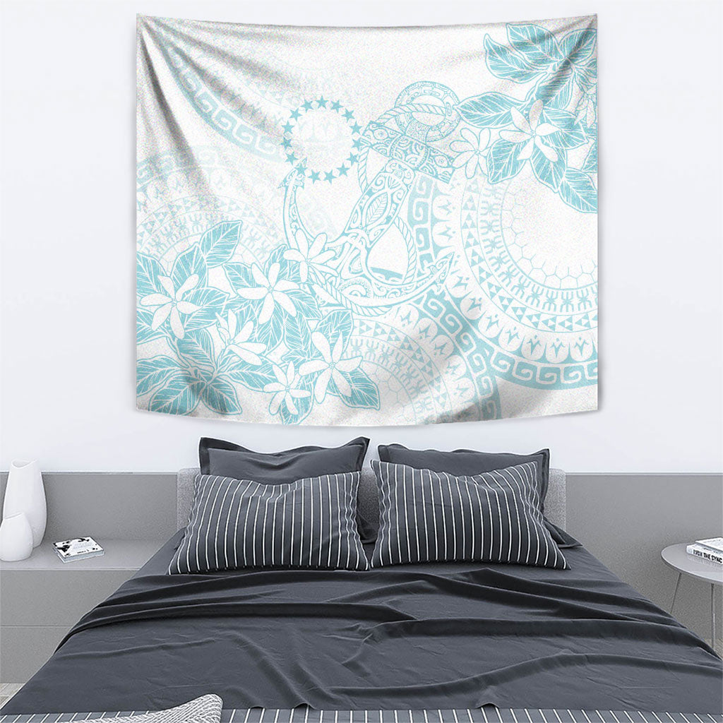 Turquoise Kuki Airani Tapakau Tapestry Tribal Anchor Mix Tiare